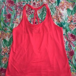 old navy active - hot neon pink racerback tank